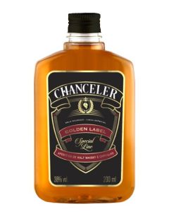 Aguardiente compuesto con malta whisky Chanceler 200 ml (Petaca)