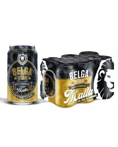 Malta BelgaStar lata 33 cl PACK NYLON DECO B4X6
