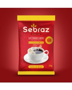 Cafe Tostado Extra Fuerte 250gr Sebraz