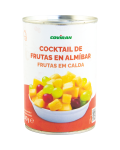 Cocktail Frutas en Almibar Coviran 240 g Esc P. Neto 420g