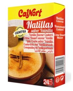 Natillas Caseras Sabor Vainilla  3x40g Calnort