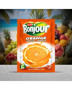 Refresco en Polvo Naranja 24 Sachets x10G Bonjour