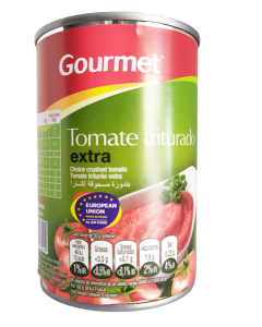 Tomate triturado Gourmet  400g  390g esc.