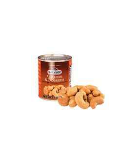 Lata Anacardos Y Cacahuetes 60gr Salysol 48 unid
