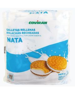 Galletas Rellenas Nata Coviran 150 G P-2