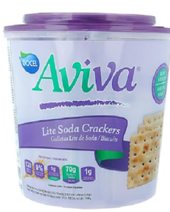 Galletas de Soda Lite Cubeta con 23 Sobres x30G Aviva