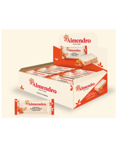 Porciones de Turron Duro Display  480G x 24Ud El Almendro  (87749)