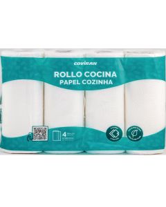 Rollo Papel Cocina 2 Capas Blanco Coviran 4U