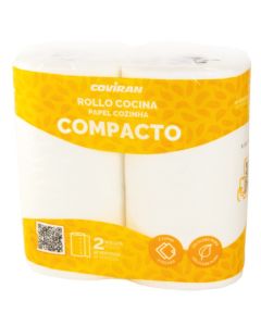 Rollo Papel Cocina Compacto 2 Capas Coviran 2U