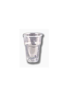 Vaso de plastico irrompible de 330cc alto Paq x 50