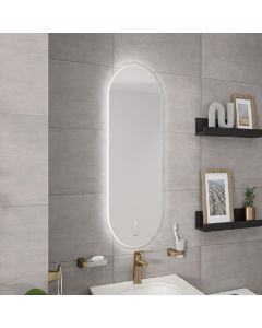 Espejo Oval Led 40X100 cm Corona