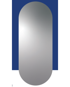 Espejo Oval 40X100 cm Corona