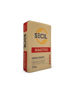 Cemento Portland Gris CEM II 32.5 N Bolsa 25 Kg SECIL