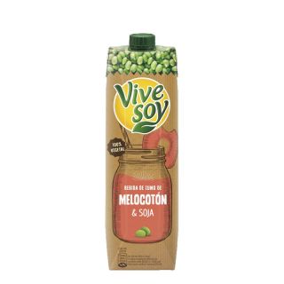 Vivesoy zumo melocoton 1l PASCUAL