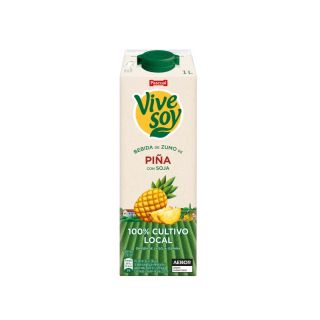 Vivesoy zumo piña 1l  PASCUAL