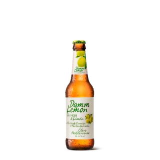 Cerveza Estrella Damm Lemon Botella 3,2% 330 ml caja x 24