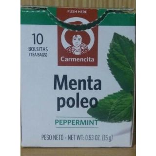 Infusiones Poleo Menta 15 g 10 ud.Carmencita