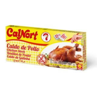 Caldo de Pollo pastilla x 10g (estuche 12 pastillas) Calnort