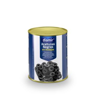 Aceituna negra 3,3kg laminada   DIAMIR