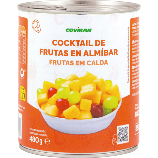 Cocktail Frutas en Almibar Coviran 480 g Esc P. Neto 840g