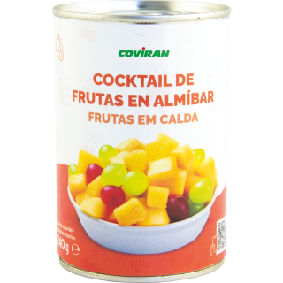 Cocktail Frutas en Almibar Coviran 240 g Esc P. Neto 420g