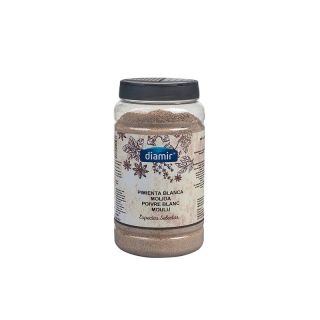 Pimienta blanca molida bote pet dosif 810gr   DIAMIR