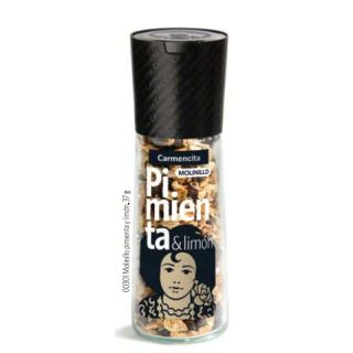 Molinillos Pimienta negra al limon 37 g Carmencita