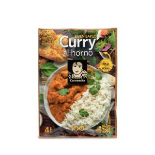Sazonador Pollo-Costillas Curry al Horno 40g Carmencita (Incluye Bolsa p/ Horno)