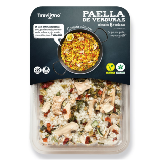 Paella de Verduras 6 Vegetables 280g (2 raciones) Trevijano