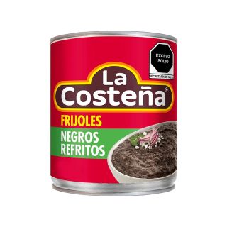 Frijoles negros refritos 6 / 3100 g  La Costeña