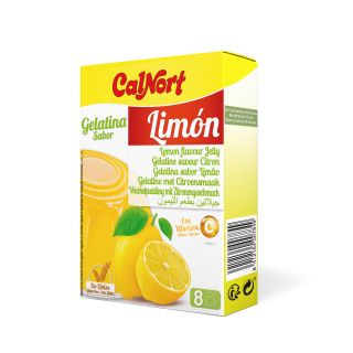 Gelatina sabor Limon Estuche 2 sobres 85 g (170 g) Calnort