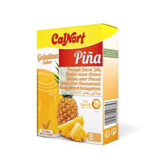 Gelatina sabor Piña Estuche 2 sobres de 85 g (170 g) Calnort