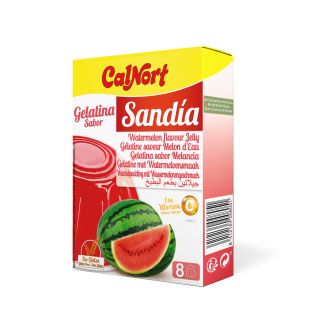Gelatina Sabor Sandia Estuche 2 sobres 85 g (170 g) Calnort