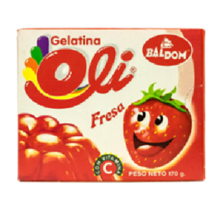 Gelatina de Fresa 170G 6oz Oli