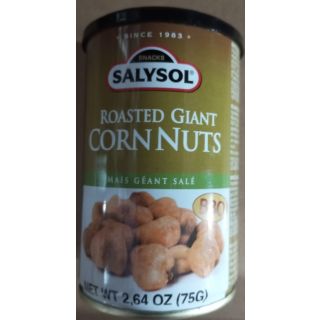 Maiz Gigante salado 75g Salysol + Tapadera plastica