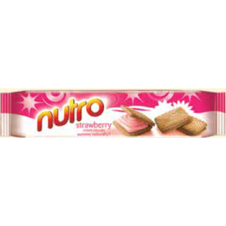 Galletas con Crema de Fresa 30 Gr NUTRO