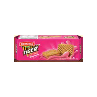 Galletas con Crema de Fresa 75 Gr TIGER