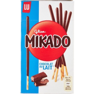 Palitos de Galleta Mikado de Chocolate con Leche 75G Lu