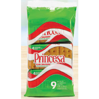 Galletas Club Crackers Regular Paquete 9 Sobres x 34 g Princesa