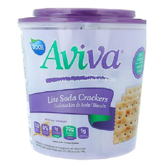 Galletas de Soda Lite Cubeta con 23 Sobres x30G Aviva