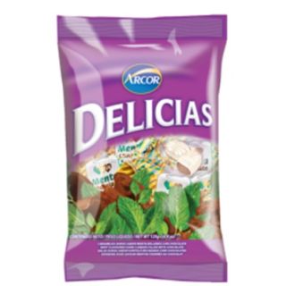 Caramelo Menta Chocolate Bolsa 400G Arcor
