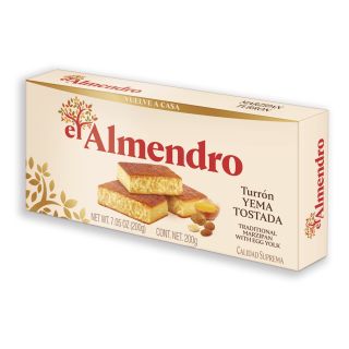 Turron Yema Tostada *  200 g El Almendro