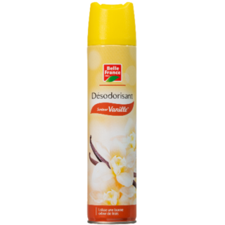 Ambientador 2en1 Spray con Aroma Vainilla 300ml BELLE FRANCE