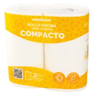 Rollo Papel Cocina Compacto 2 Capas Coviran 2U