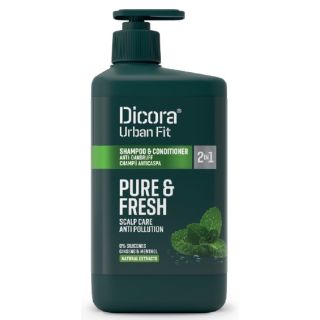 Champu 2 en 1 Puro y Fresco 800ml Dicora Uf