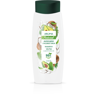 Champu de Aguacate Leche De Coco 400 ml Aroma Natural