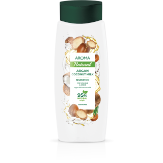 Champu de Argan y Leche de Coco 400 ml Aroma Natural