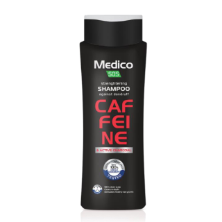 Champu de Cafeina y Carbon Activo 390 ml Medico SOS