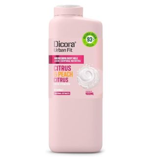 Crema hidratante Dicora Body milk citrico-melocoton con vitamina C 400 ml (4330)