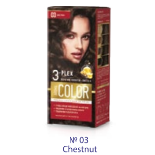 Tinte para el Cabello Castaño 03 45 ml Aroma Color